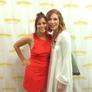 Zara Orange Cocktail Dress